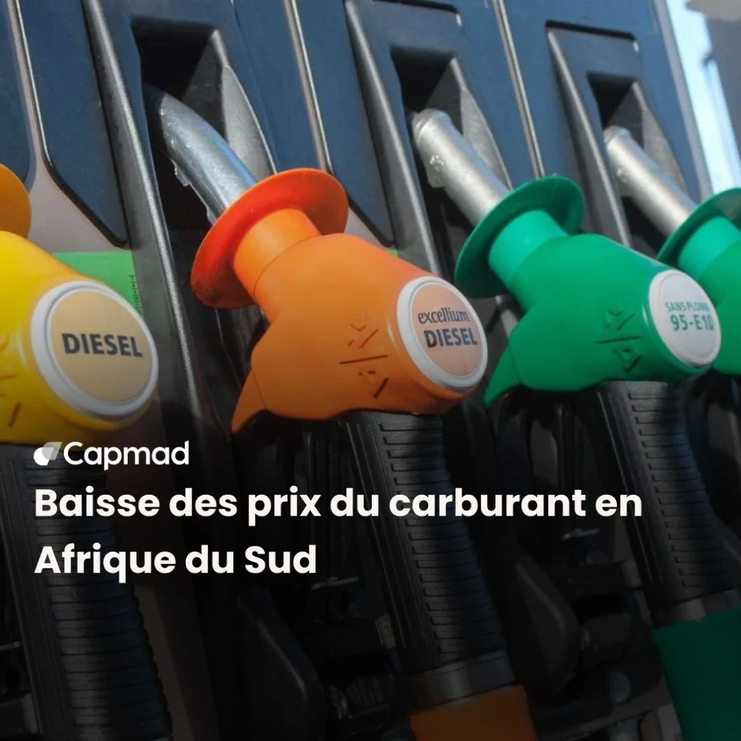 Baisse des prix des carburants en Afrique du Sud