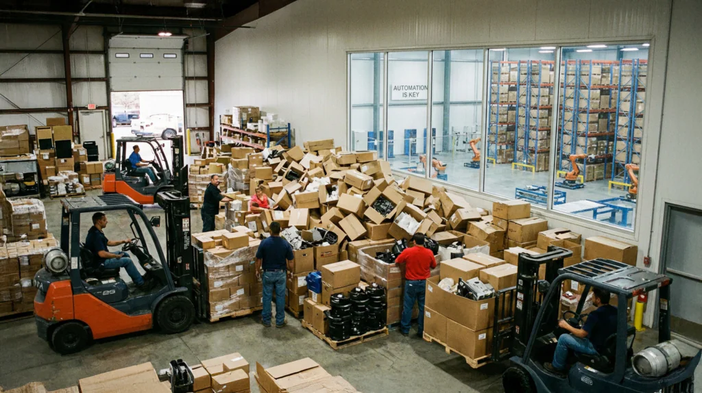 La Chine 🇨🇳 et la logistique mondiale 🌍 : Pourquoi la relocalisation de proximité échouera sans de nouvelles technologies d’entreposage 🤖 ⚠️