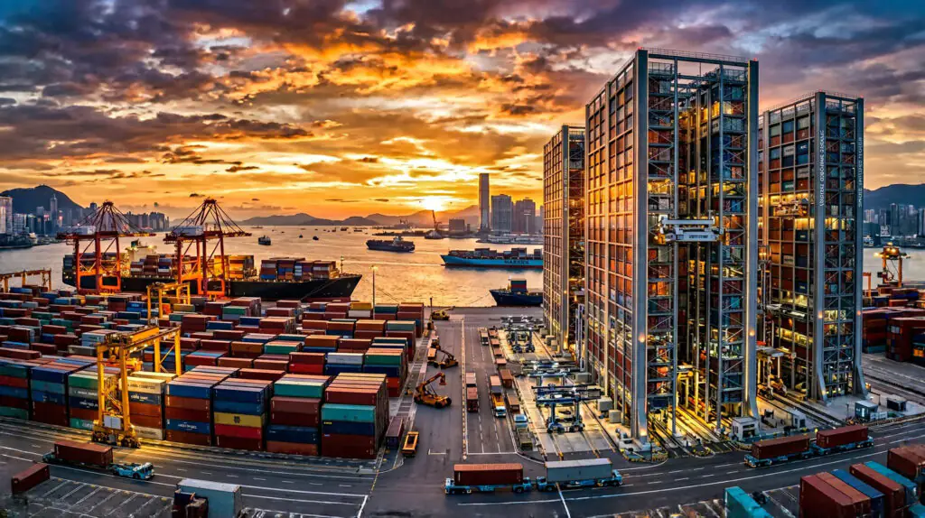 Pénurie aiguë d’espace dans la logistique portuaire mondiale : la solution verticale avec des entrepôts géants à grande hauteur pour conteneurs